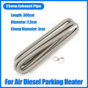 300cm Air Diesel Parking Heater Stainless Steel Exhaust Pipe Tube Gas by salelink.co.nz