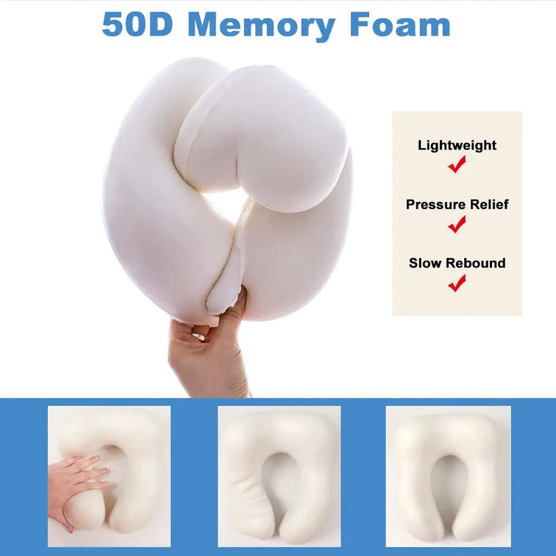 Travel Pillow with Eye Mask Earplugs