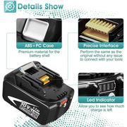 For Makita 18V 6.0Ah 6000mAh BL1830 BL1840 BL1850 BL1860 Lithium Battery by salelink.co.nz