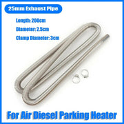 200cm Air Diesel Parking Heater Stainless Steel Exhaust Pipe Tube Gas by salelink.co.nz