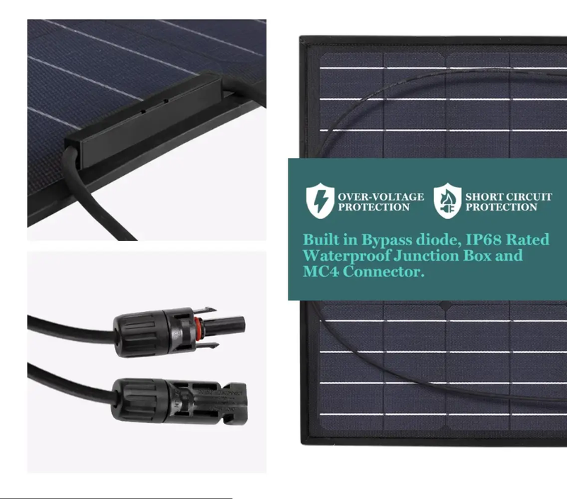 150W Flexible Solar Panel Anti-Cracking Film by salelink.co.nz