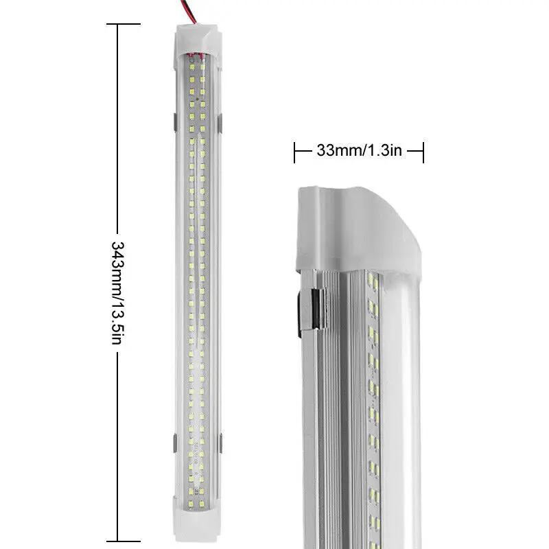 2X 72 LED Strip Light BAR 12V Caravan Boat Camping Car Interior Lamp by salelink.co.nz