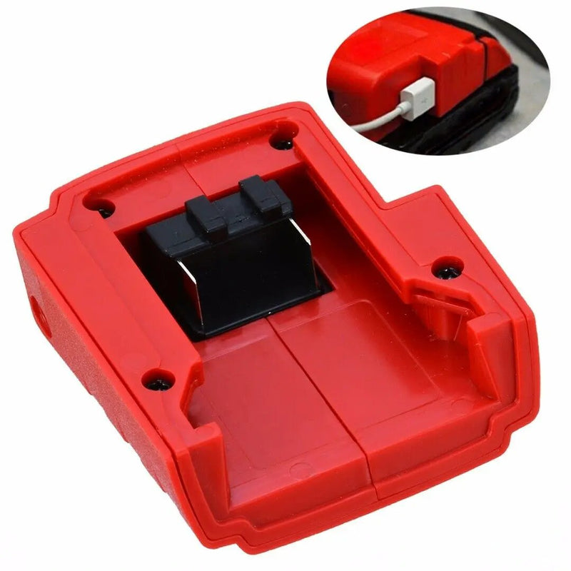 Power USB Charger Adaptor Fit Milwaukee 49-24-2371 M18 Controlled Tool by salelink.co.nz