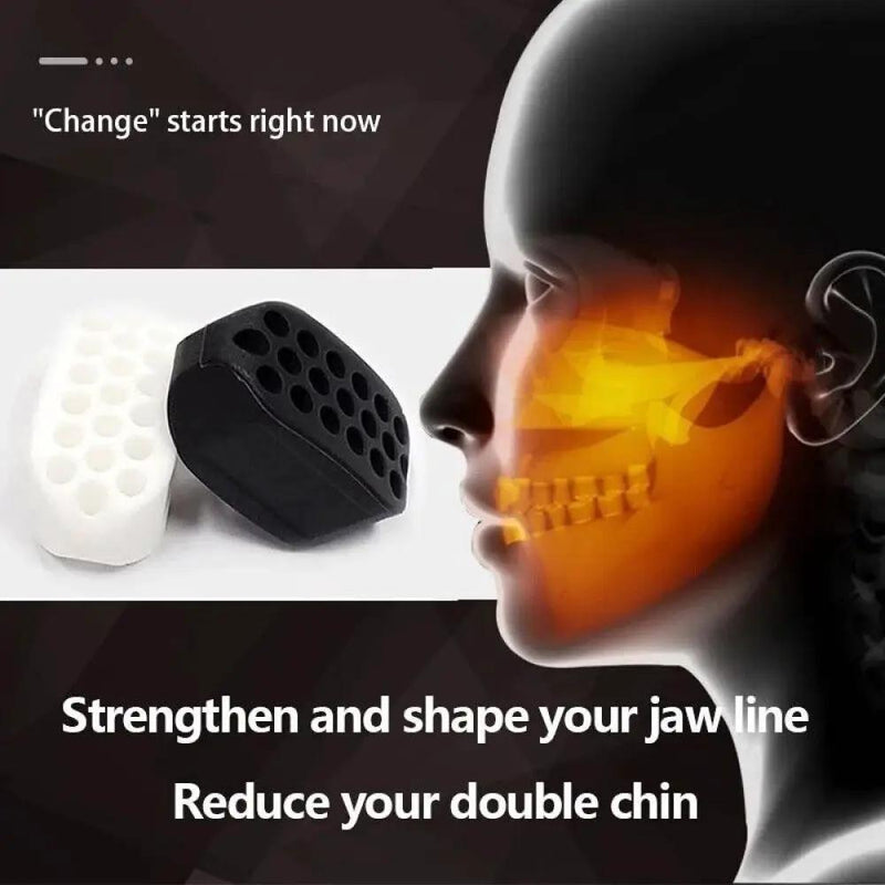 3PCS Jaw Exerciser Toner Fitness Trainer Jawline Shaper by salelink.co.nz