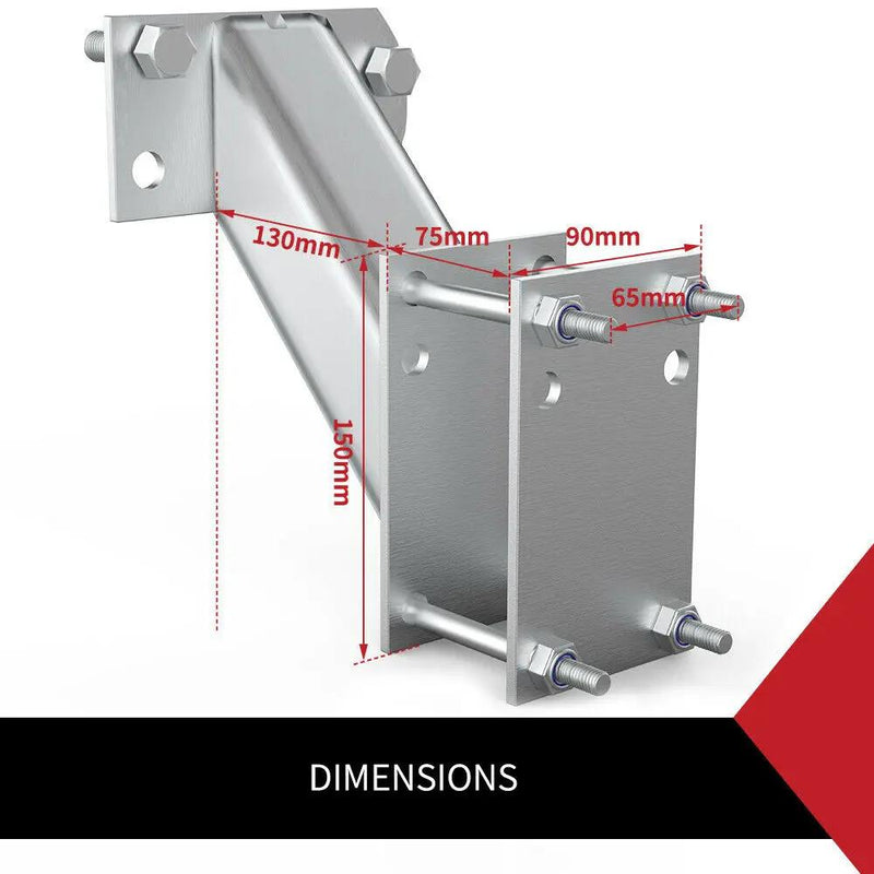 Spare Wheel Carrier Bracket Tyre Holder For Trailer Caravan Boat by salelink.co.nz