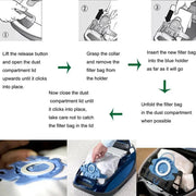 12 Vacuum Cleaner Bags for Miele 3D GN C2 C3 S2 S5 S8 S5211 S5210 S8310 by salelink.co.nz