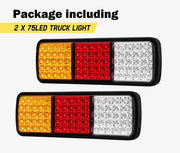2x LED Tail Lights Stop Indicator Reverse 12V Ute Trailer Caravan Truck by salelink.co.nz