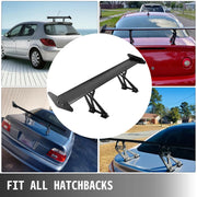 135cm Universal Rear Car Trunk GT Wing Racing Spoiler Stand Lightweight Aluminum by salelink.co.nz