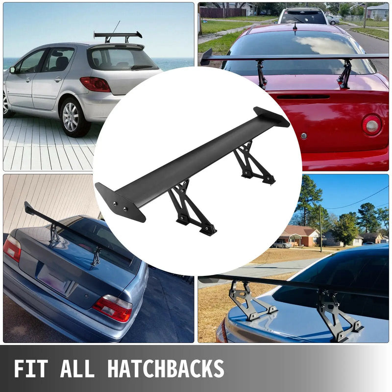 135cm Universal Rear Car Trunk GT Wing Racing Spoiler Stand Lightweight Aluminum by salelink.co.nz