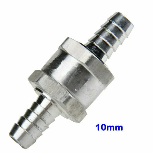 10mm Aluminum One-way Non-return Check Valve Fuel/Water/Gas/Air/Vacuum by salelink.co.nz