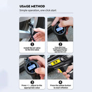 Wireless Car Tyre Inflator Tire Pump Air Compressor by salelink.co.nz