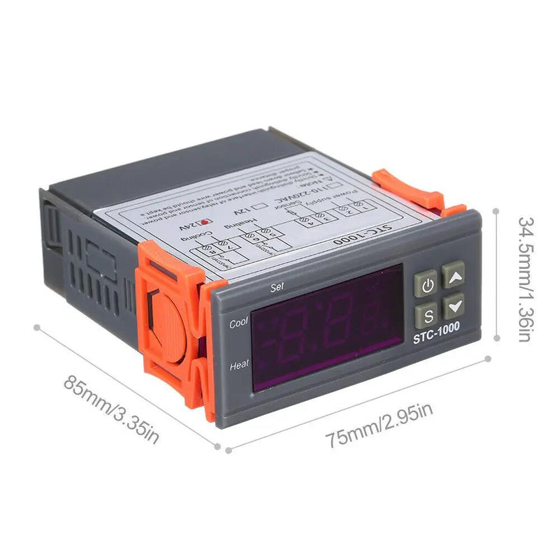 Digital Temperature Thermostat STC-1000 Controller 110V-220V Heating Cooling LCD by salelink.co.nz