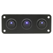 3 Gang Toggle Switch Panel Caravan Car Truck 12v by salelink.co.nz