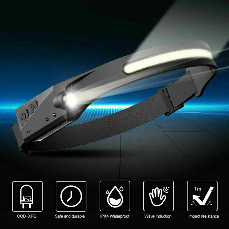 LED Head Torch Headlight Headlamp by salelink.co.nz