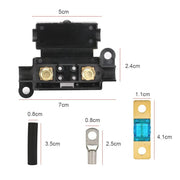 60A MIDI FUSE KIT 4 ANS Holder 7 x 60 AMP Fuses to suit Redarc BCDC Dual Battery by salelink.co.nz