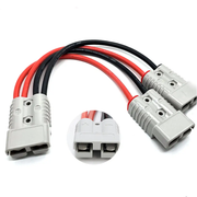 50 Amp Anderson Plug Connector Double Y Adaptor 6mm Automotive Cable by salelink.co.nz