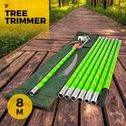 8M Detachable Pole Pruning Saw Tree Trimmer Shearing by salelink.co.nz