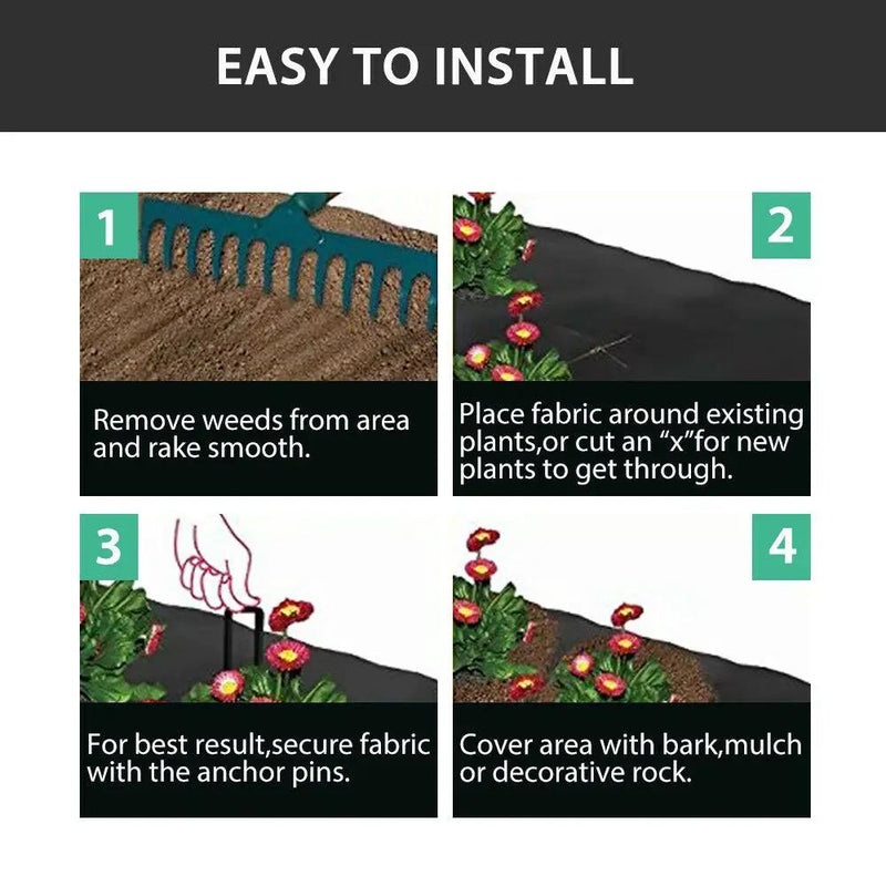 Weedmat - 2M x 30M Weed Control Mat by salelink.co.nz