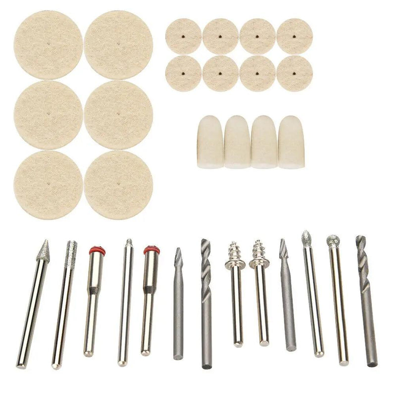 350PCS Rotary Tool Accessories Kit Grinding Polishing Shank Craft Bits by salelink.co.nz