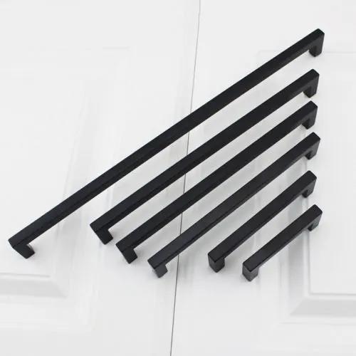 320mm Kitchen Cabinet Handle Drawer Black Cupboard Knob by salelink.co.nz