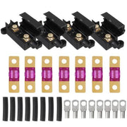 100A MIDI FUSE KIT 4 ANS Holder 7 x 100 AMP Fuses to suit Redarc BCDC Dual Battery by salelink.co.nz
