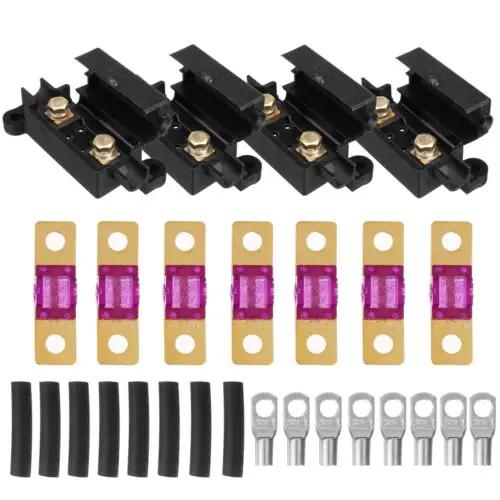150A MIDI FUSE KIT 4 ANS Holder 7 x 150 AMP Fuses to suit Redarc BCDC Dual Battery by salelink.co.nz
