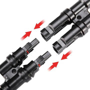 2 To 1 T Branch Cable Connectors Solar Panel PV Connector Male and Female by salelink.co.nz
