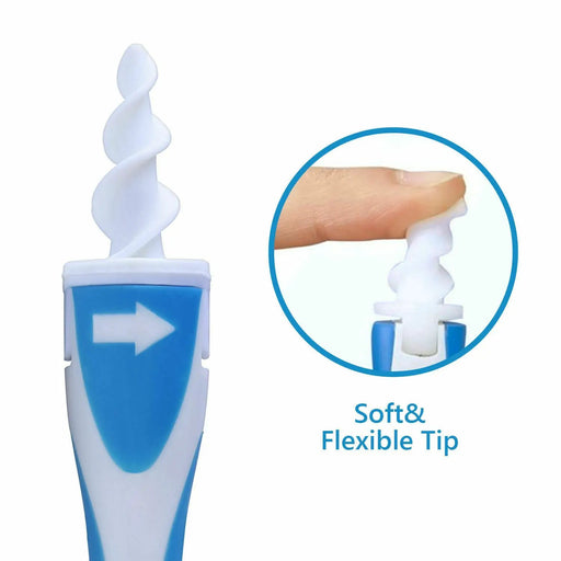Ear Wax Swab Remover Cleaner Q-Grips Tool Ear Pick Handle 16 Tips Removal by salelink.co.nz