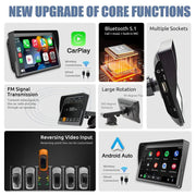 7" Apple Carplay Car Stereo Radio Bluetooth Camera by salelink.co.nz