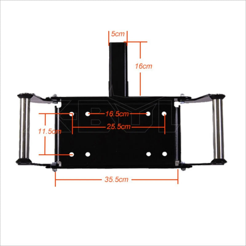 X-BULL Winch Cradle Mount Mounting Plate Bracket by salelink.co.nz
