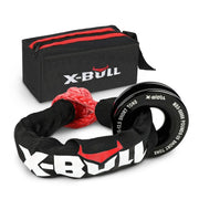 X-BULL Soft Shackle Synthetic Rope Recovery Snatch Ring Block Pulley 35000LBS by salelink.co.nz