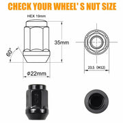 20PCS Wheel Nuts M12x1.5 by salelink.co.nz