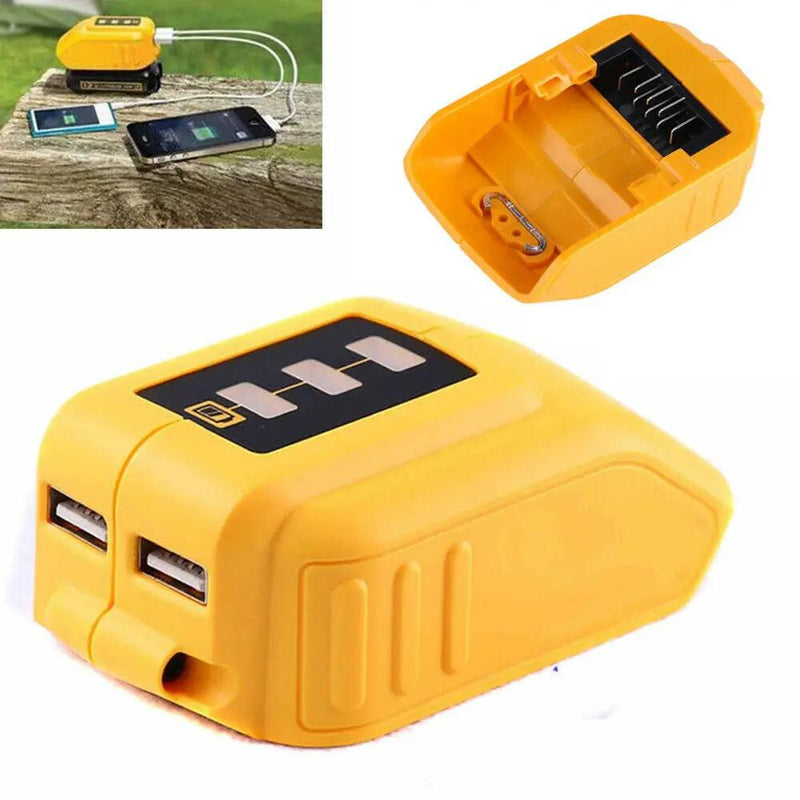 USB Phone Charger Adapter Li-ion Battery For Dewalt DCB090 by salelink.co.nz