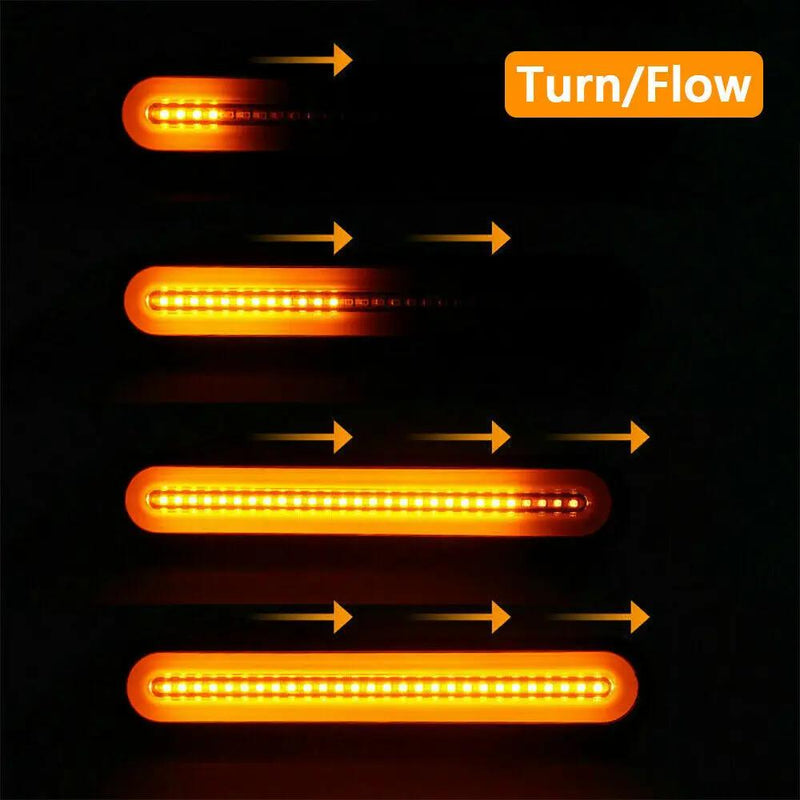 2x LED Tail Lights Trailer Stop Flowing Turn Signal Brake by salelink.co.nz