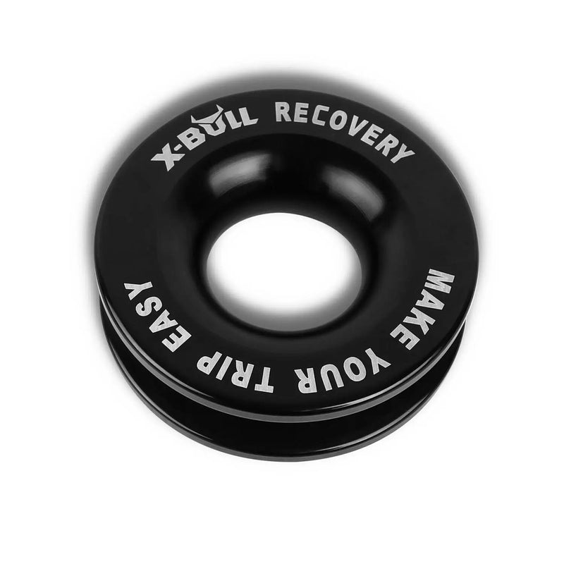 X-BULL Soft Shackle Synthetic Rope Recovery Snatch Ring Block Pulley 35000LBS by salelink.co.nz