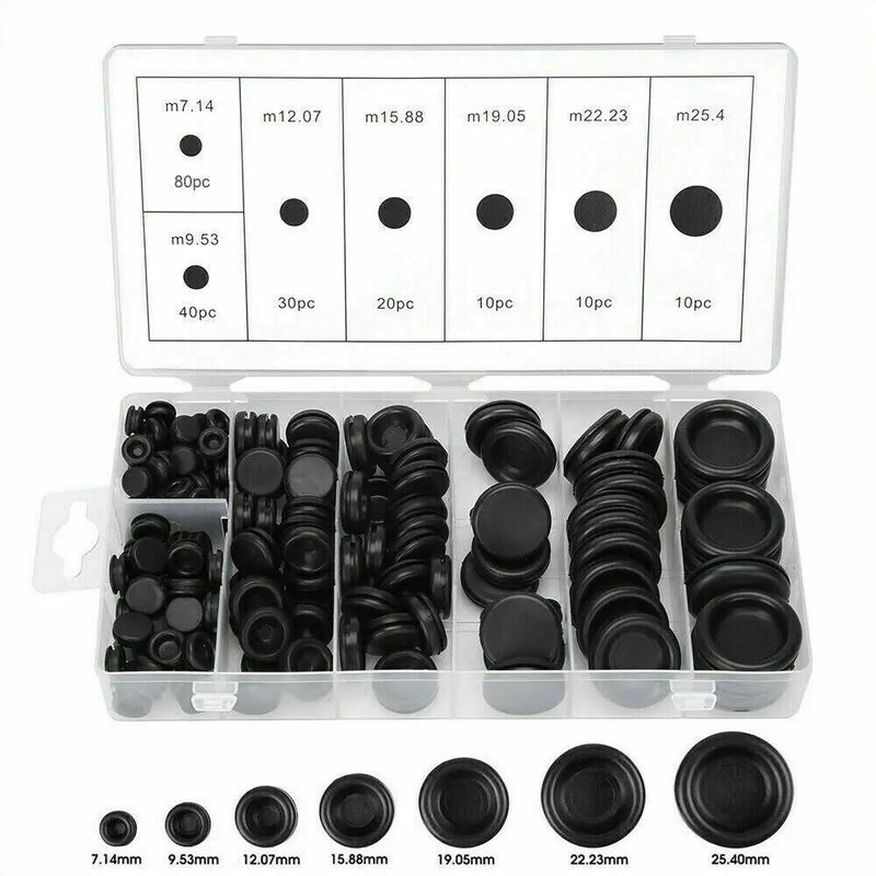 200Pcs Auto Rubber Grommet Assortment Set by salelink.co.nz
