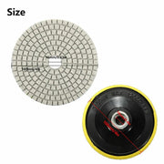 10Pcs Diamond Polishing Pads Wet Dry 4" Set for Granite Stone Concrete Marble by salelink.co.nz