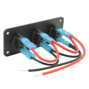 3 Gang Toggle Switch Panel Caravan Car Truck 12v by salelink.co.nz