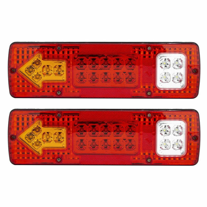 12V Rear Stop Brake Turn Tail Lights Indicator Truck Trailer Caravan by salelink.co.nz