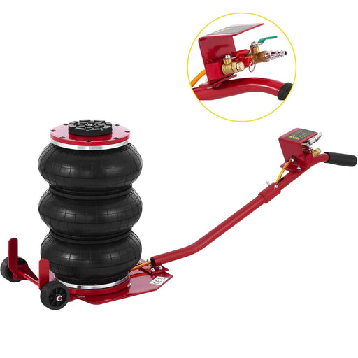 6600 LBS Triple Bag Air Lift Jack Pneumatic Vehicle Car Lifting Compressed Tool by salelink.co.nz