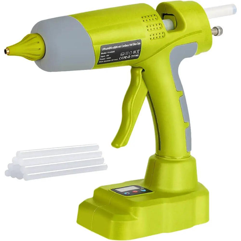 Cordless Hot Glue Gun Compatible with Ryobi 18V Battery by salelink.co.nz