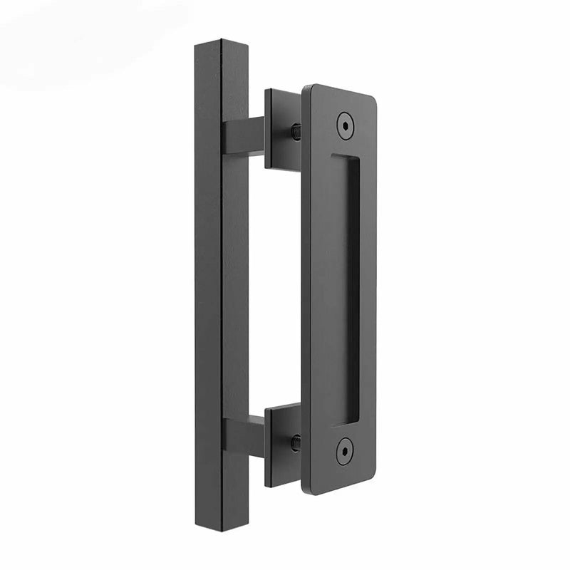 12'' Barn Door Handle Black by salelink.co.nz