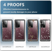 Redpepper Waterproof Case for Samsung S24 Ultra | Full Protection by techplus