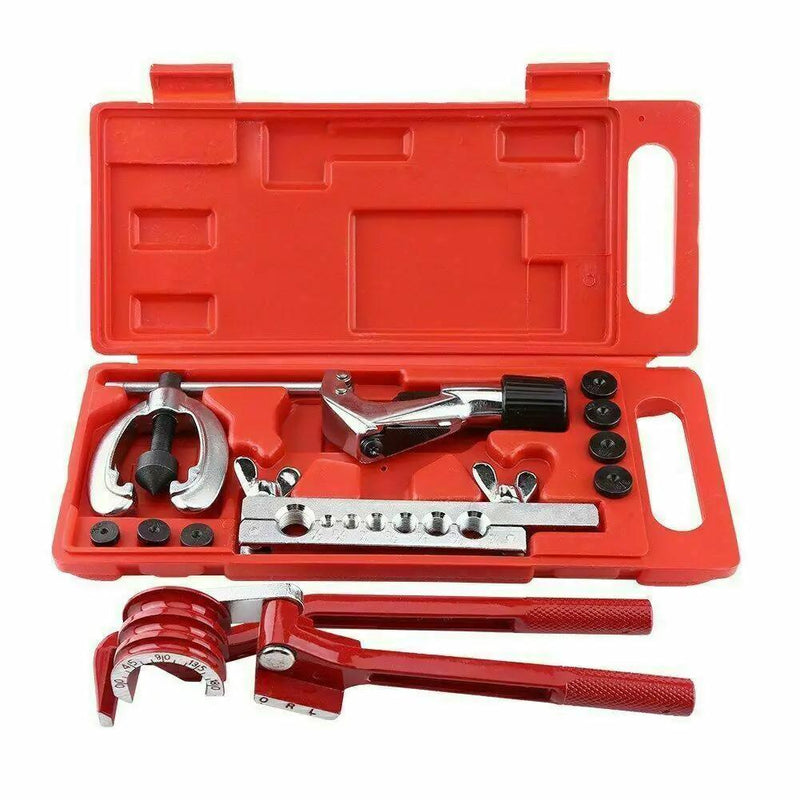 10pcs Flare Tool Kit Brake Air Line Double Flaring Set 3 In 1 Tube Pipe Bender by salelink.co.nz