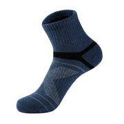 Men's Outdoor Sports Socks - Durable 75% Cotton Crew Socks for Hiking & Basketball by Mead's Supply & Equipment Outfitters limited