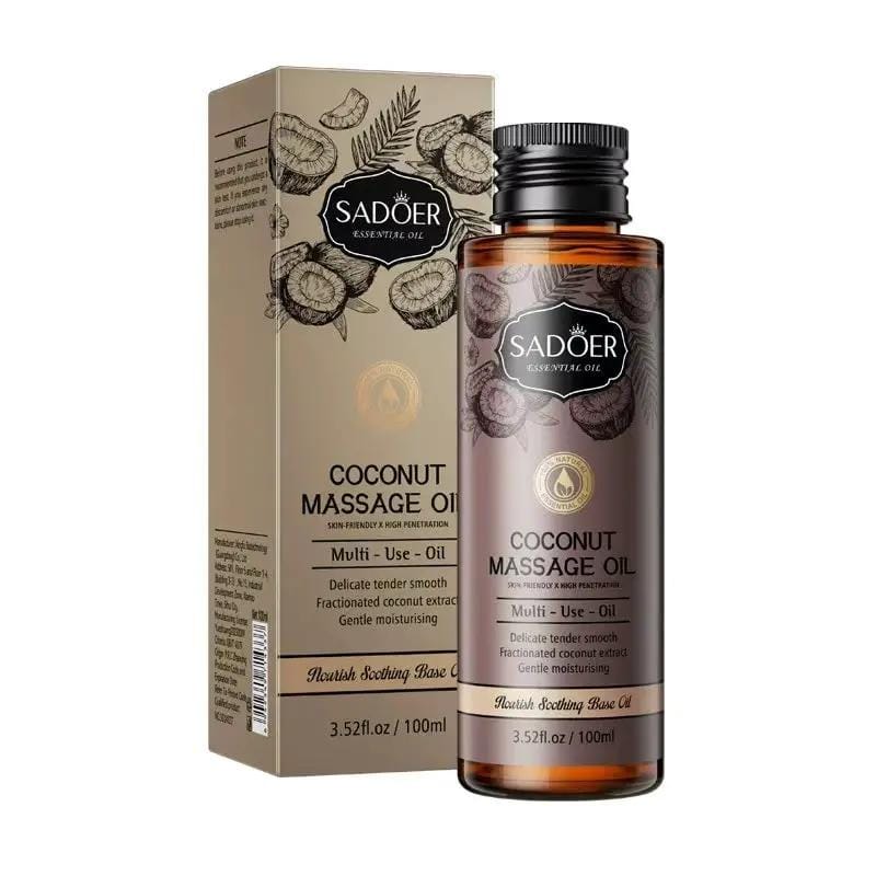 Poppy Gifts Skin Care SADOER Coconut Body Massage Oil – 100ml SADOER Coconut Body Massage Oil – 100ml