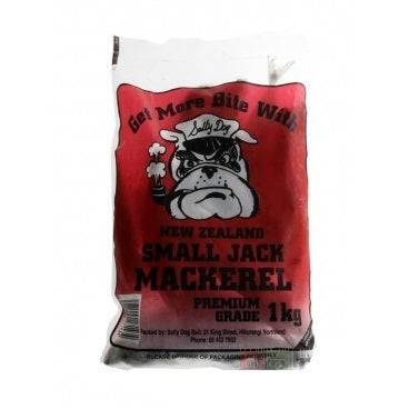 1kg Blue Mackerel Frozen Whole Salty Dog - Action Outdoors Kiwi