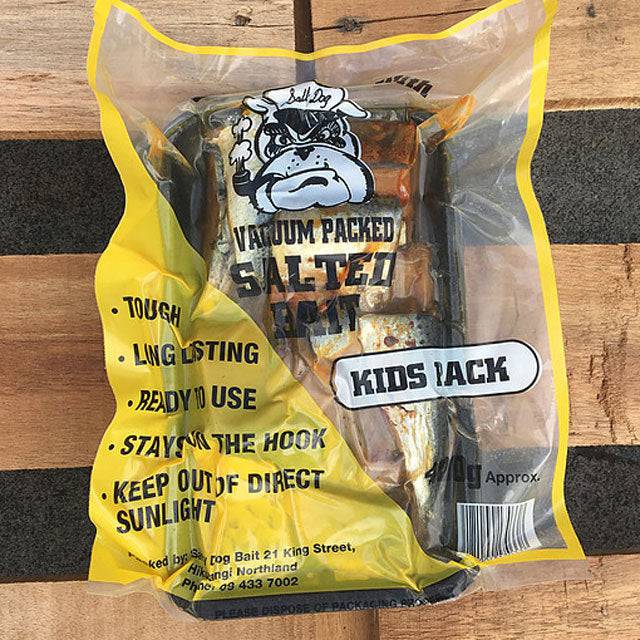 Salted Bait Kids Pack 400g - Action Outdoors Kiwi