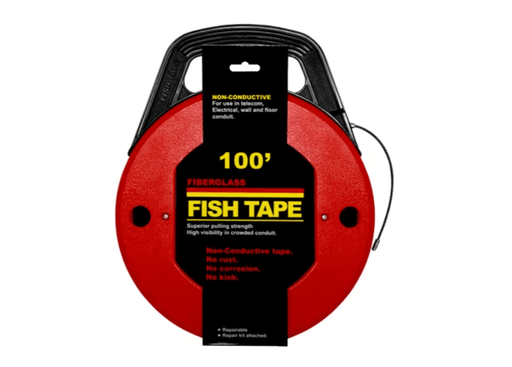 Sam Rock Fish tape Sam Rock 0310FAH Fish Tape Fibreglass 30metre (With winder case)