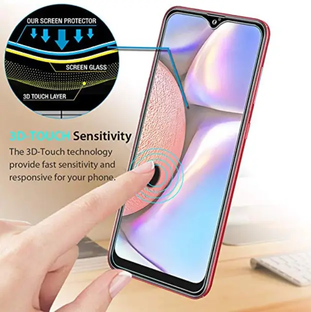 Samsung Galaxy A07 Tempered Glass Screen Protector – 9H Hardness by techplus